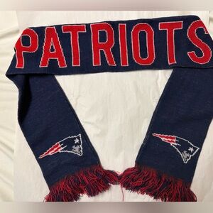 New England Patriots NFL Football Scarf 5 Feet Blue Red